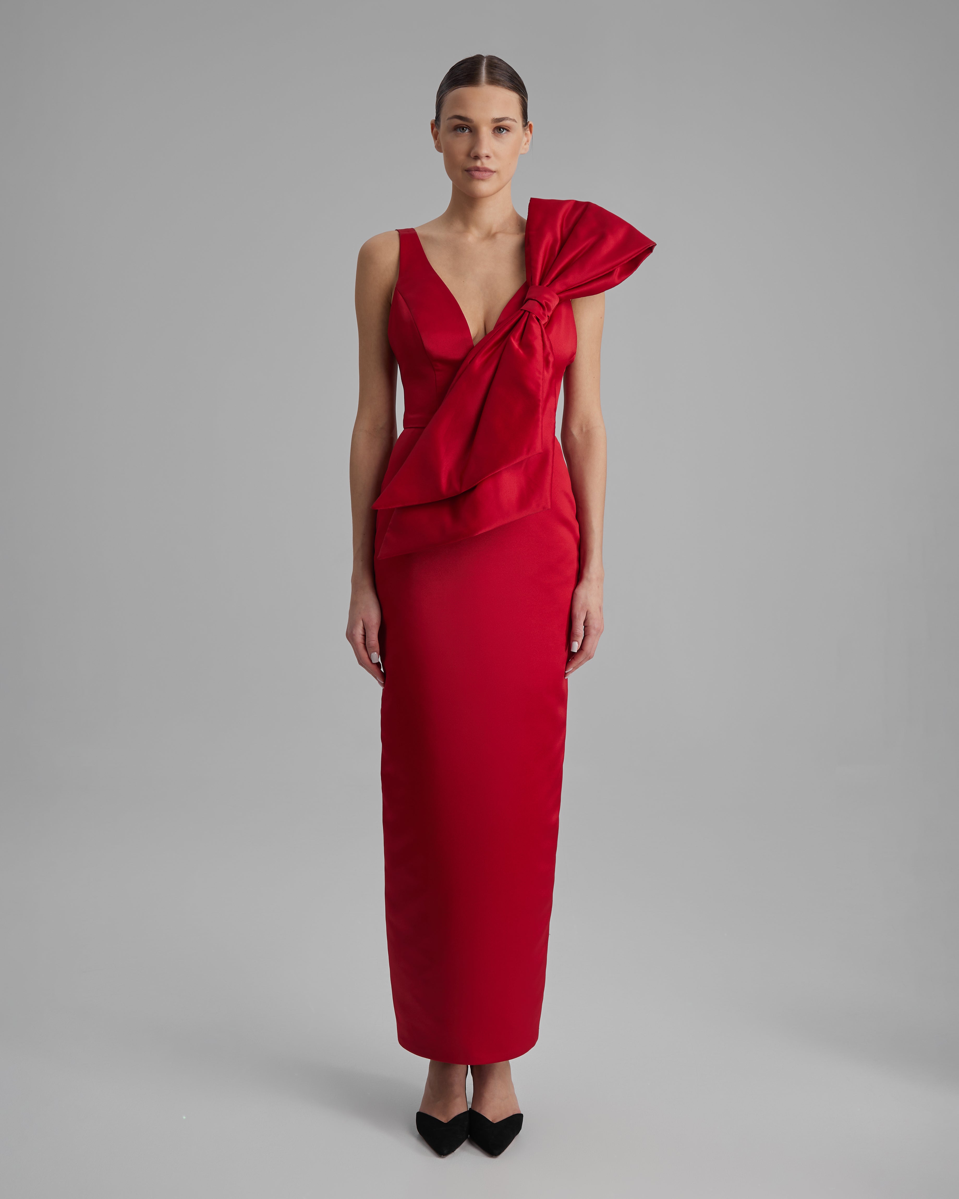 ava dress red Ava Presley 28302 Sequin Prom Gown with Open Back & Slit